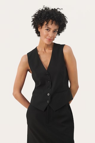 Gilet Part Two en noir : devant