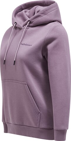 PEAK PERFORMANCE Sweatshirt in Purple