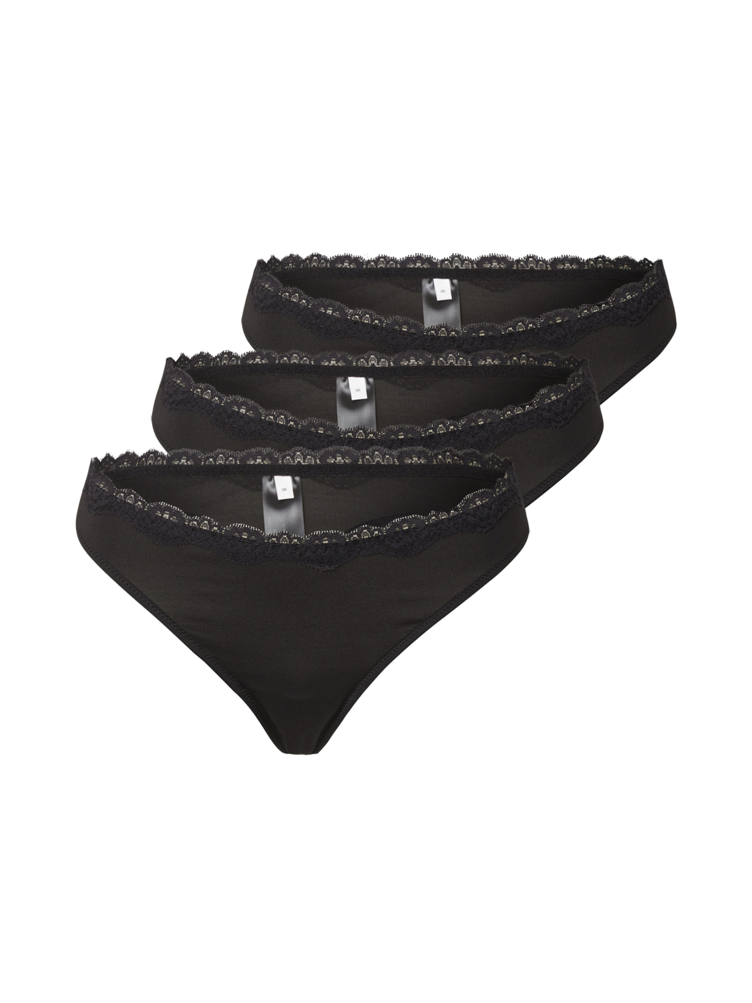 ABOUT YOU Tangice 'Laura' | črna barva: sprednja stran