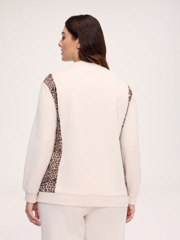 Fiorella Rubino Sweat jacket in Beige