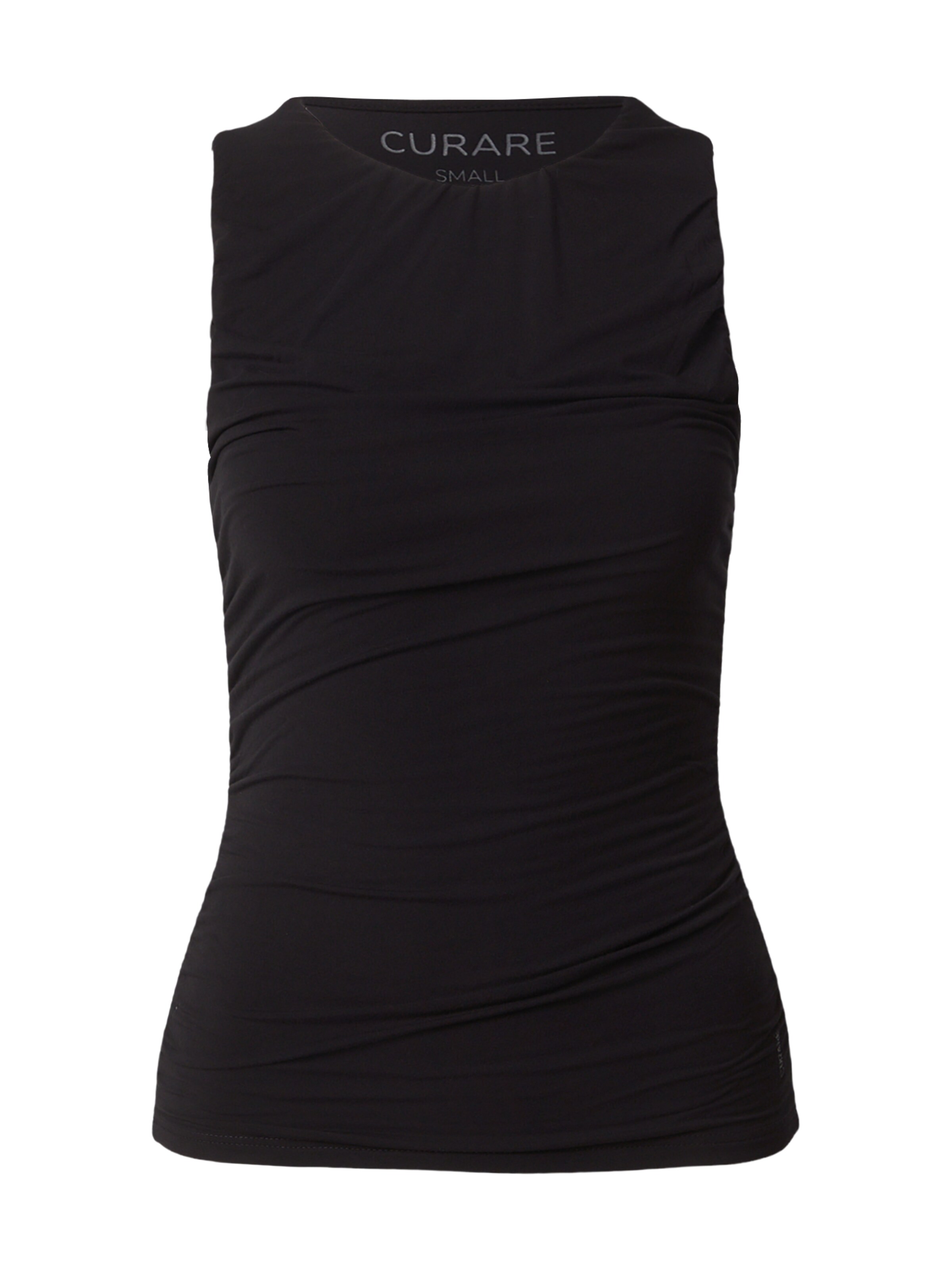 Haut de sport CURARE Yogawear en noir : devant
