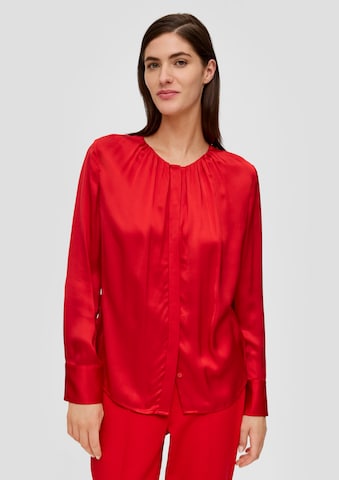 s.Oliver BLACK LABEL Blouse in Rood: voorkant