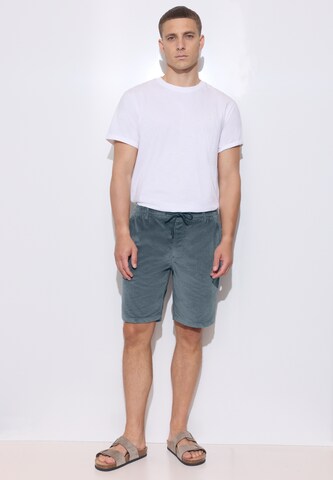 Street One MEN Regular Chino Pants in Blue: front