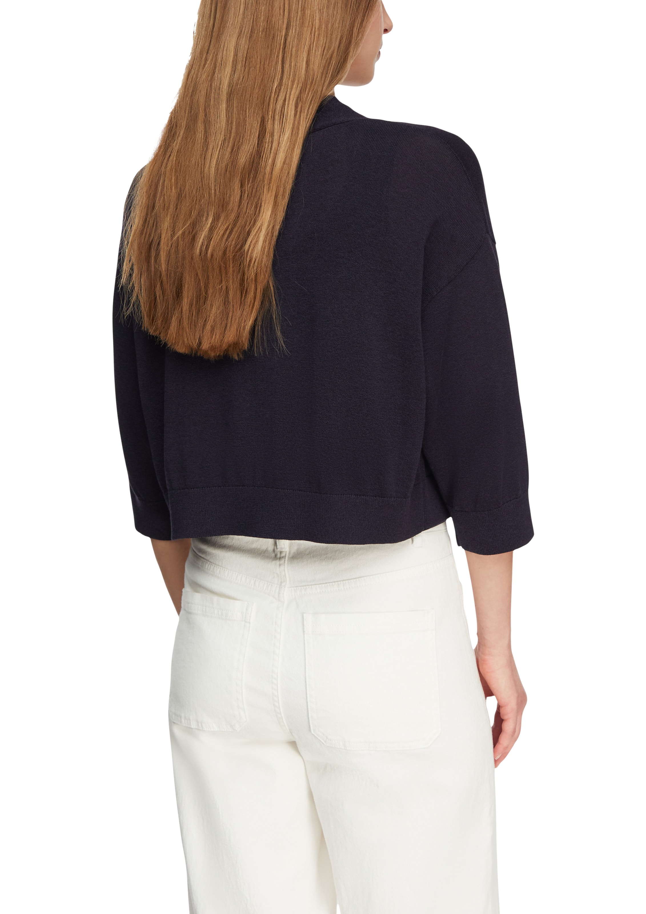 COMMA Strickjacke in Blau