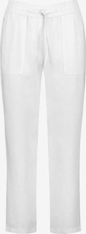 GERRY WEBER Loose fit Trousers in White: front