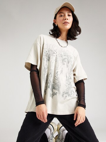 T-shirt 'Emy' WEEKDAY en beige : devant