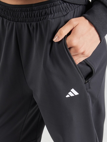 ADIDAS PERFORMANCE Loosefit Sporthose in Schwarz