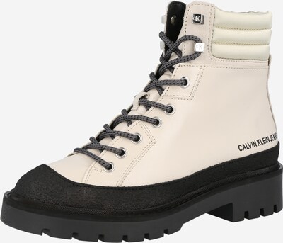 Calvin Klein Jeans Lace-Up Ankle Boots in Light beige, Item view
