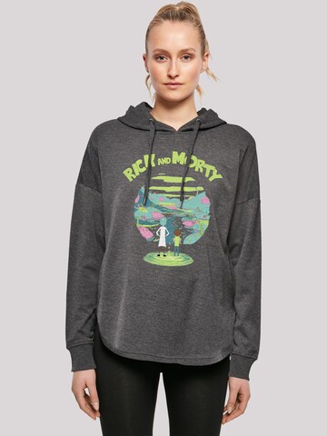 F4NT4STIC Sweatshirt in Grey: front