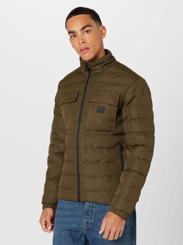 Petrol Industries Between-season jacket in Brown: front