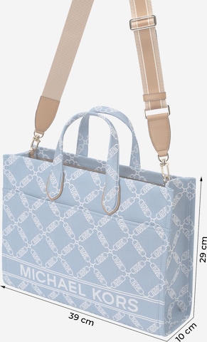 MICHAEL Michael Kors Nakupovalna torba 'GIGI' | modra barva