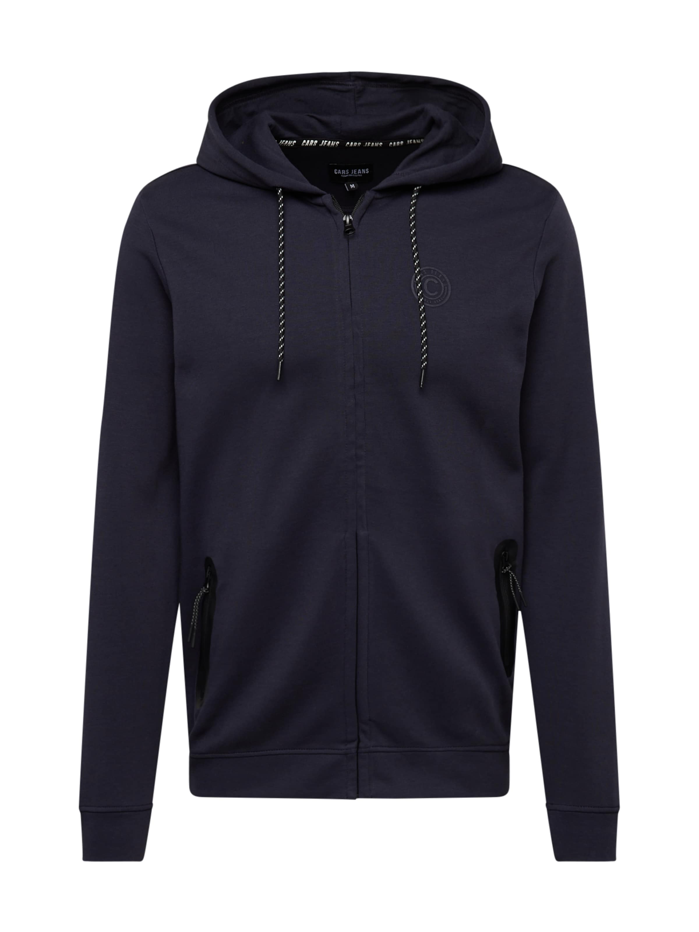 Cars Jeans Sweatjakke 'ISCAR' i blå: forside