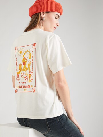 Iriedaily T-Shirt 'Tarotmania' in Weiß: Vorderseite