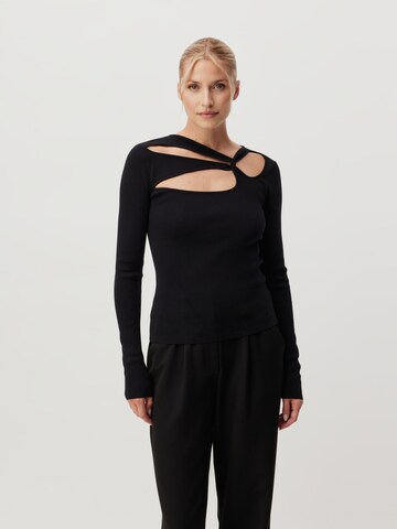 Pullover 'Ava' di LeGer by Lena Gercke in nero: frontale