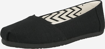 TOMSBalerinke 'ALPARGATA' - crna boja: prednji dio