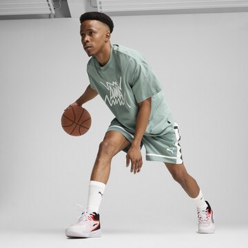 PUMA Performance shirt 'Jaws' in Green