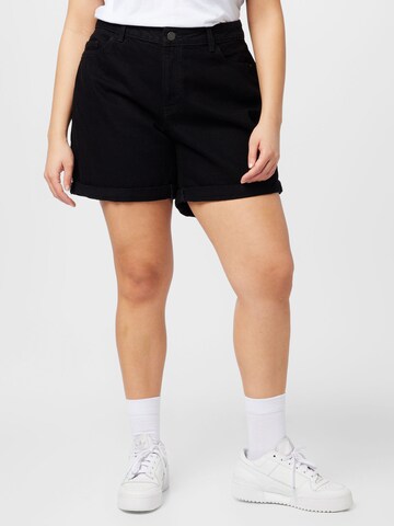 Noisy May Curve Regular Trousers 'SMILEY' in Black: front