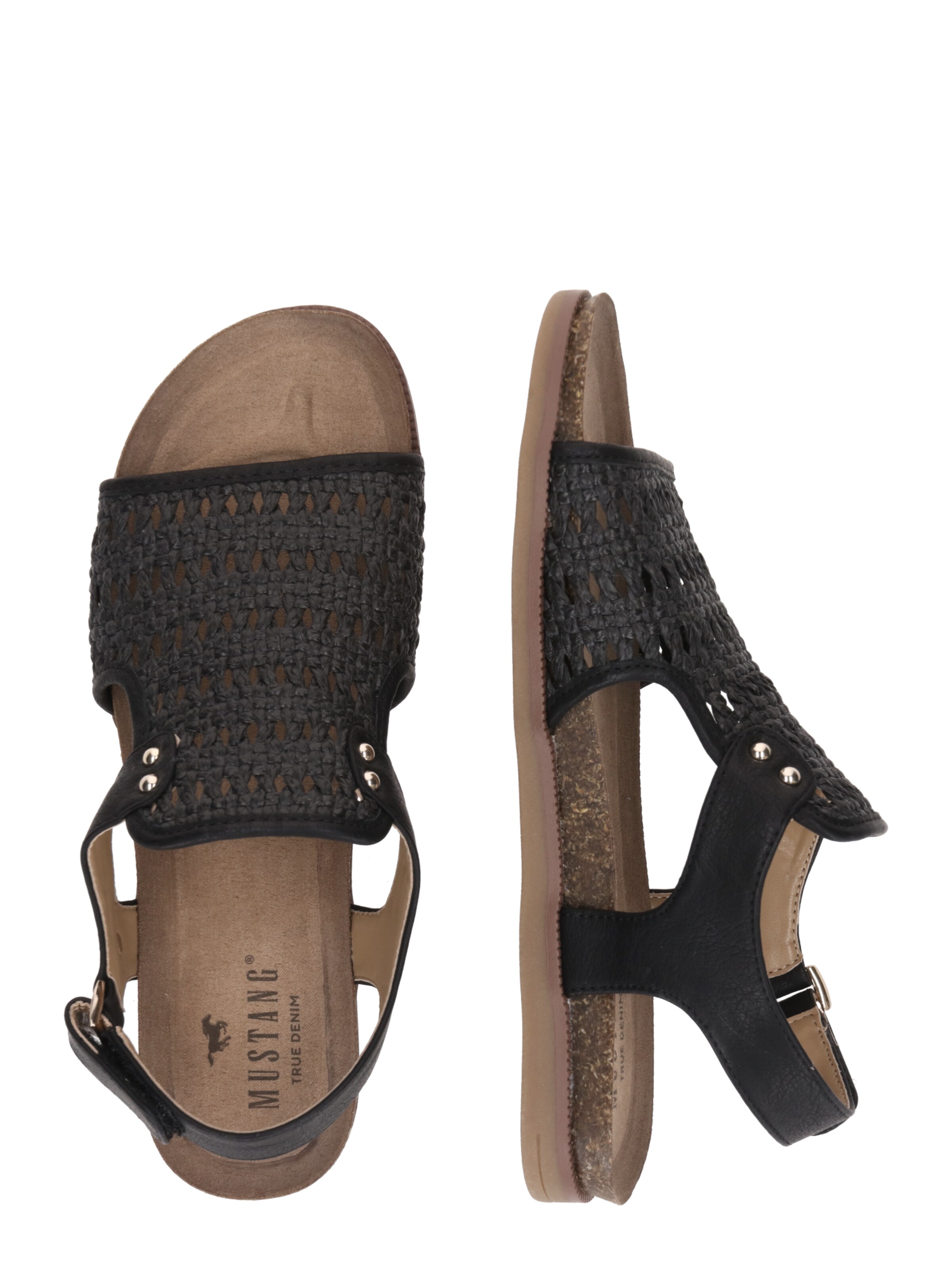 MUSTANG Босоножки в Черный