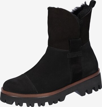 WALDLÄUFER Ankle Boots in Black: front