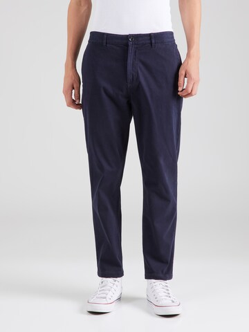 SCOTCH & SODA Tapered Chino Pants in Blue: front
