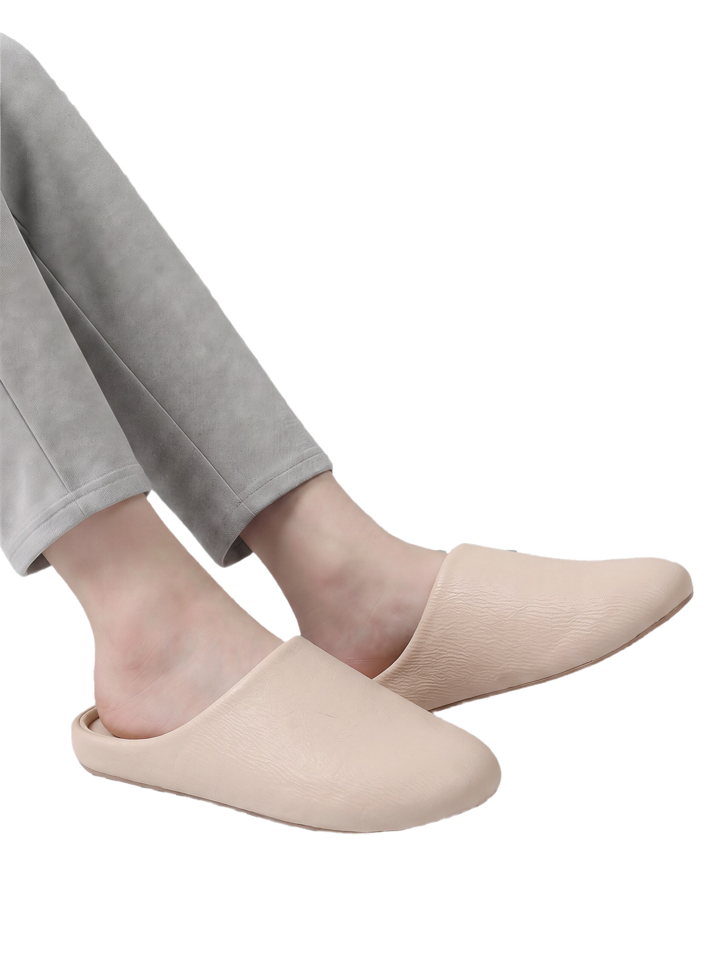 BONVERANO Slippers in Beige