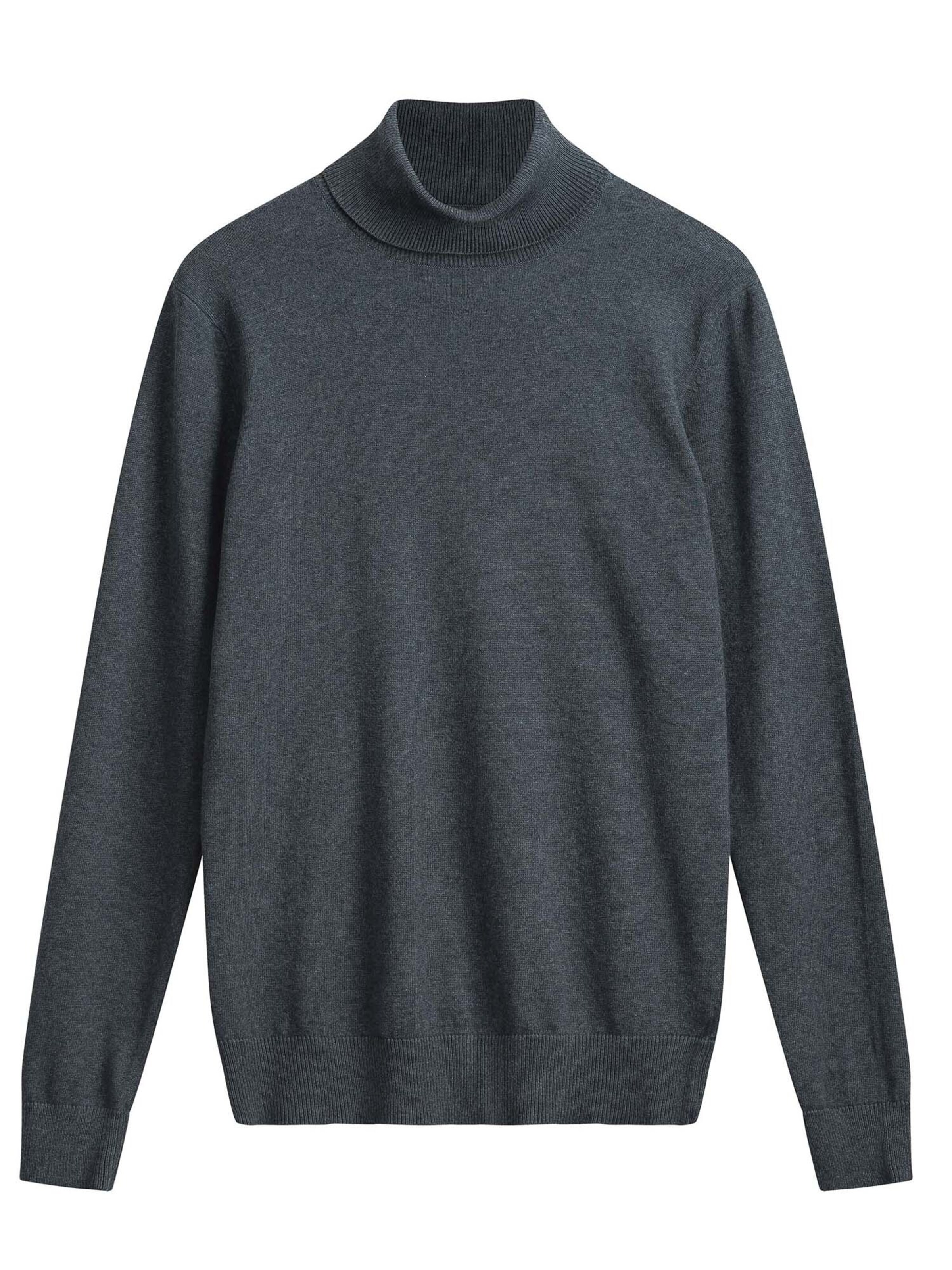 MELA Пуловер в сиво: отпред