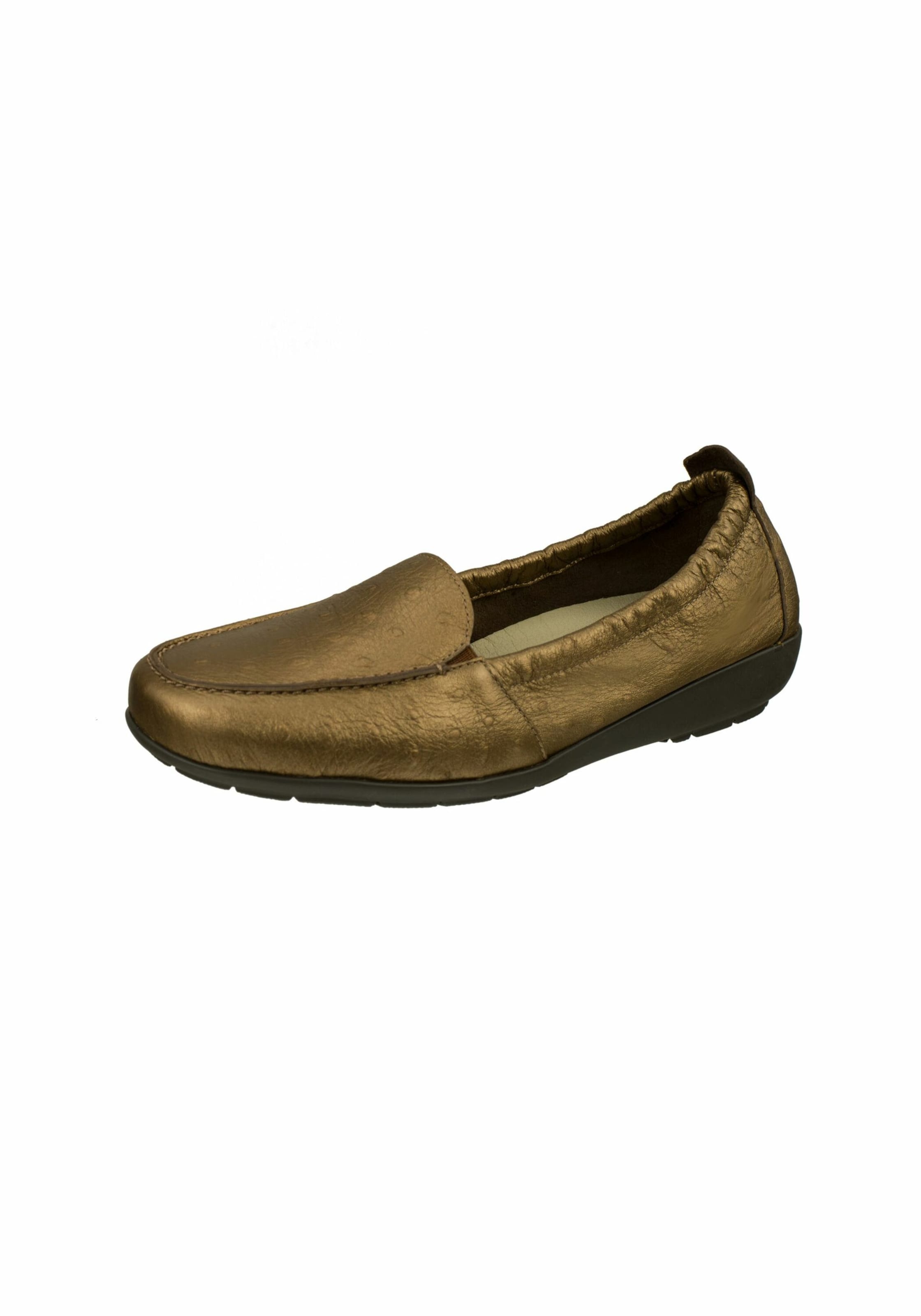 Natural Feet Slipper 'Aurelia' in Bronze: Vorderseite