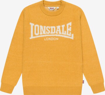 Lonsdale London - Pullover 'Brimsdown' em amarelo: frente