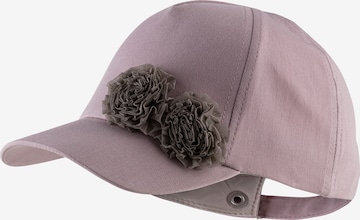 STERNTALER Cap 'Blumen' in Pink: Vorderseite