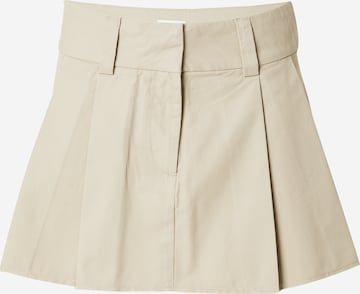 Jupe 'Cleo' WEEKDAY en beige : devant