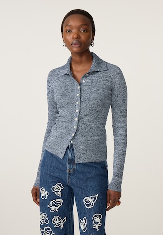 Cardigan Fabienne Chapot en bleu : devant