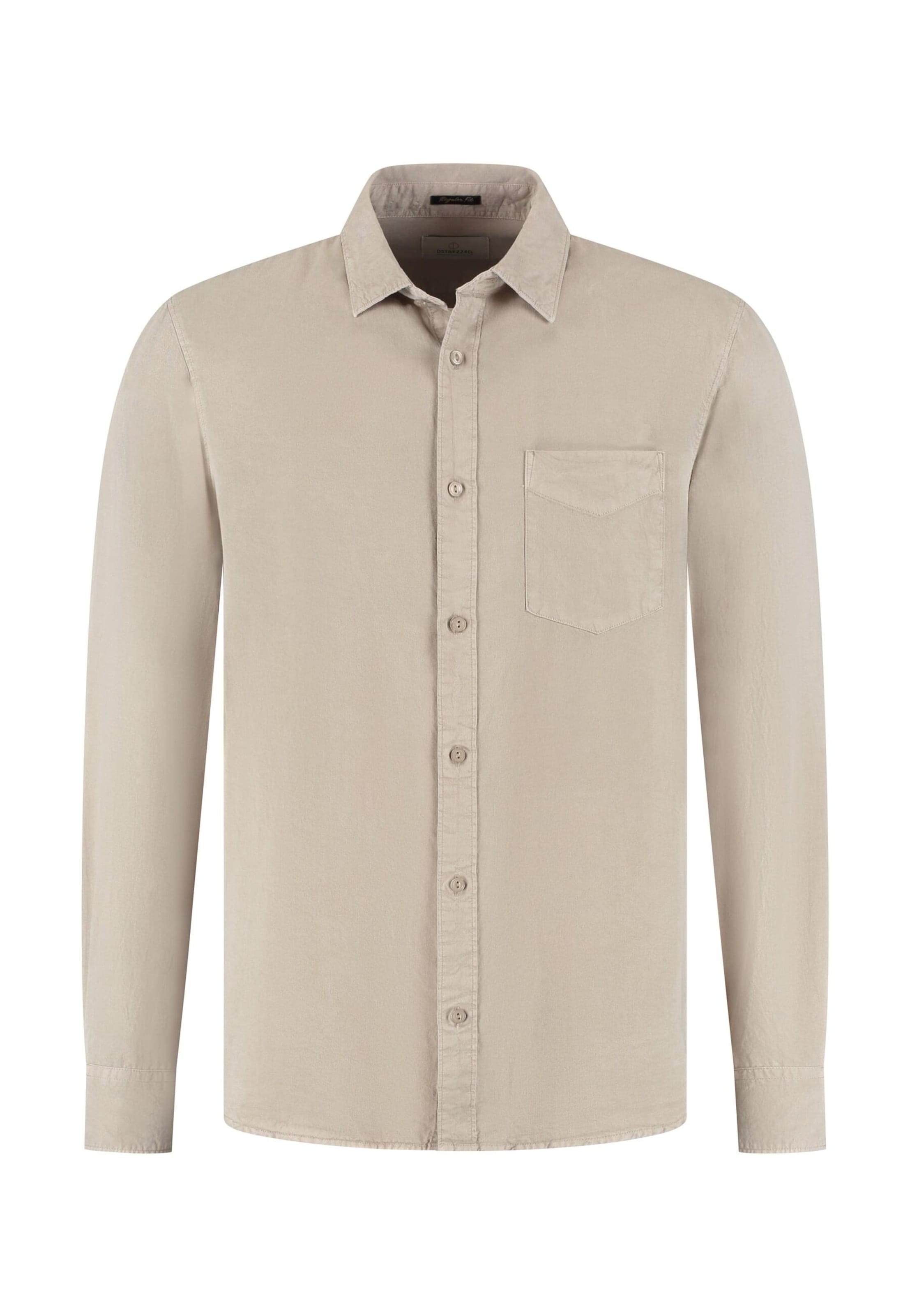 Dstrezzed - Ajuste regular Camisa 'Lamont' en beige: frente
