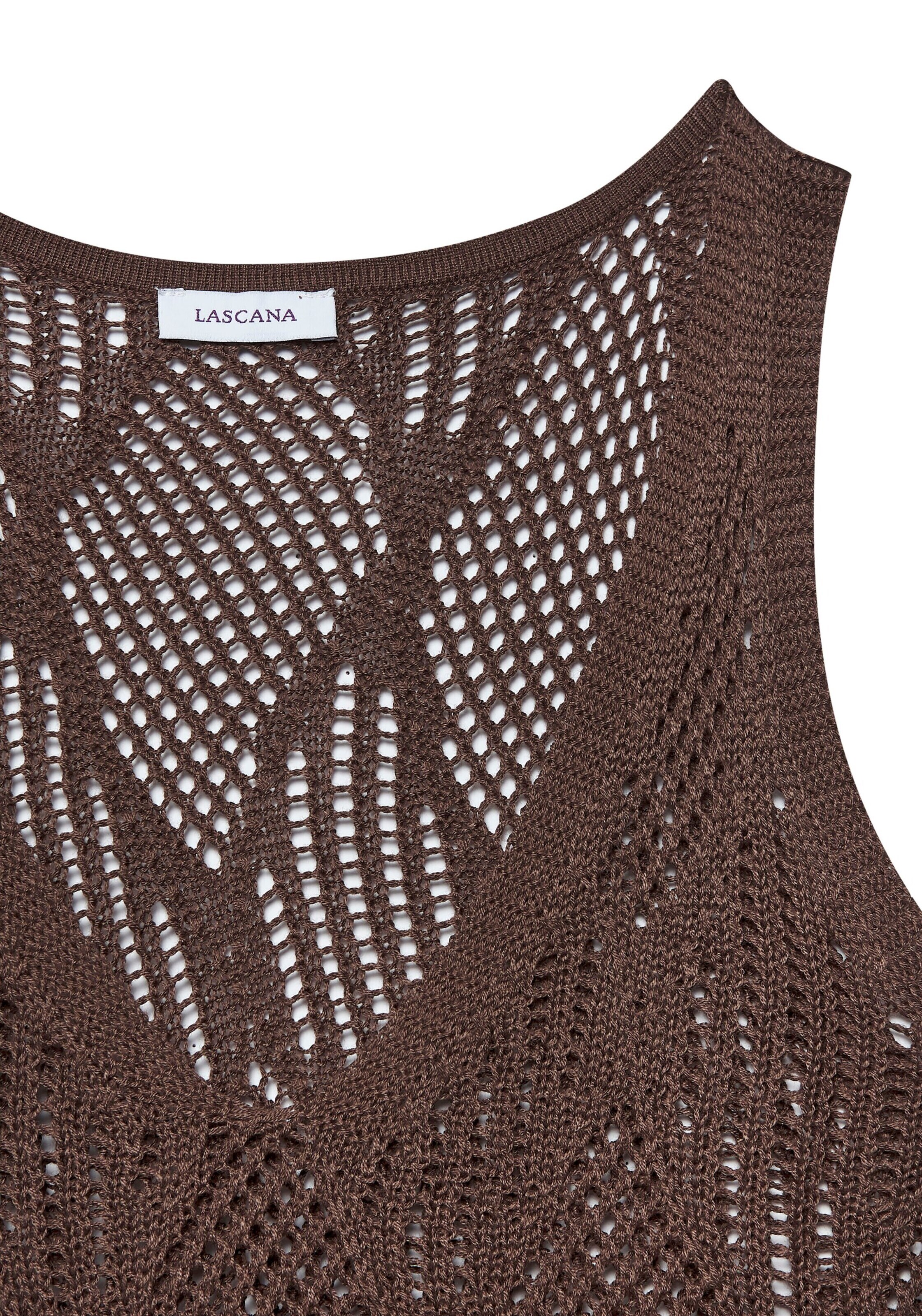 LASCANA Knitted Top in Brown