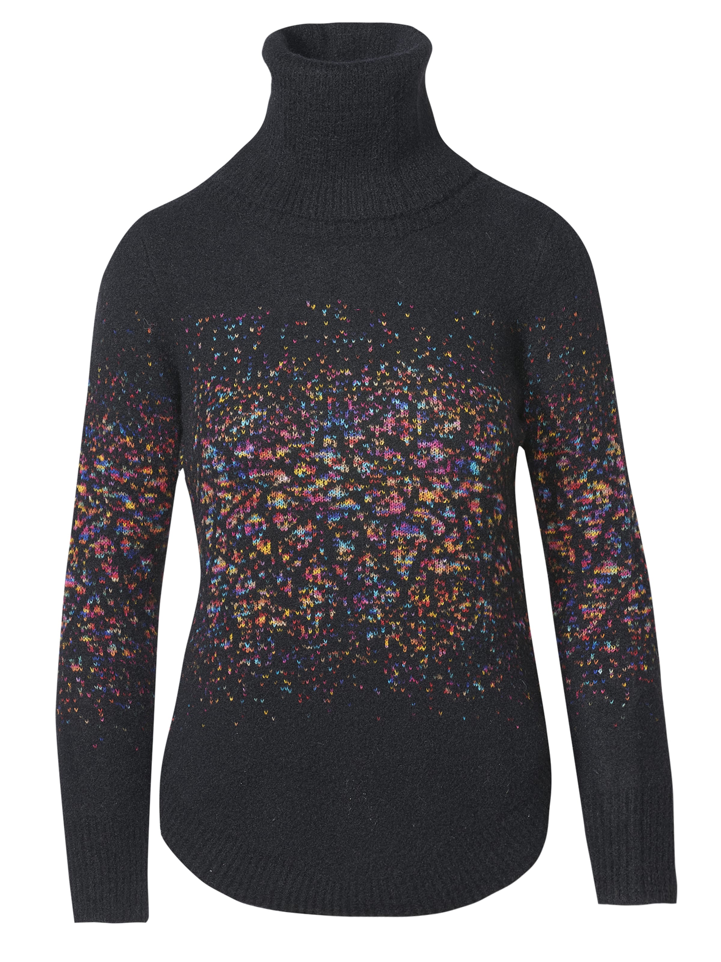 Pull-over KOROSHI en noir : devant