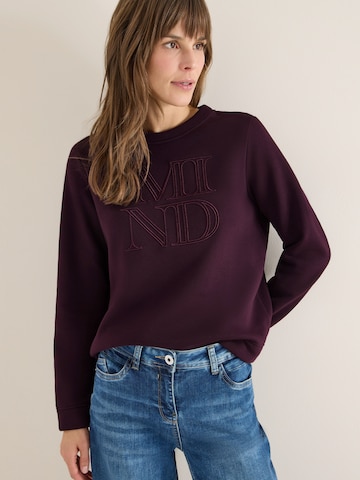 CECIL Sweatshirt i röd