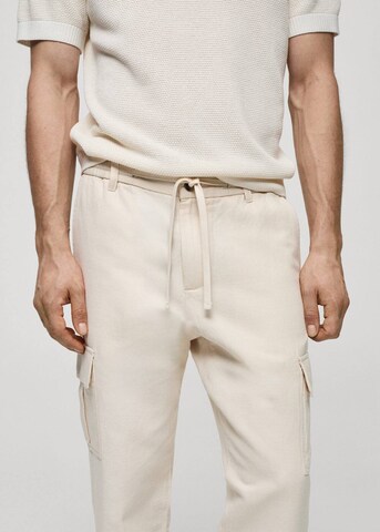 MANGO MAN Regular Cargohose 'sarria' in Beige