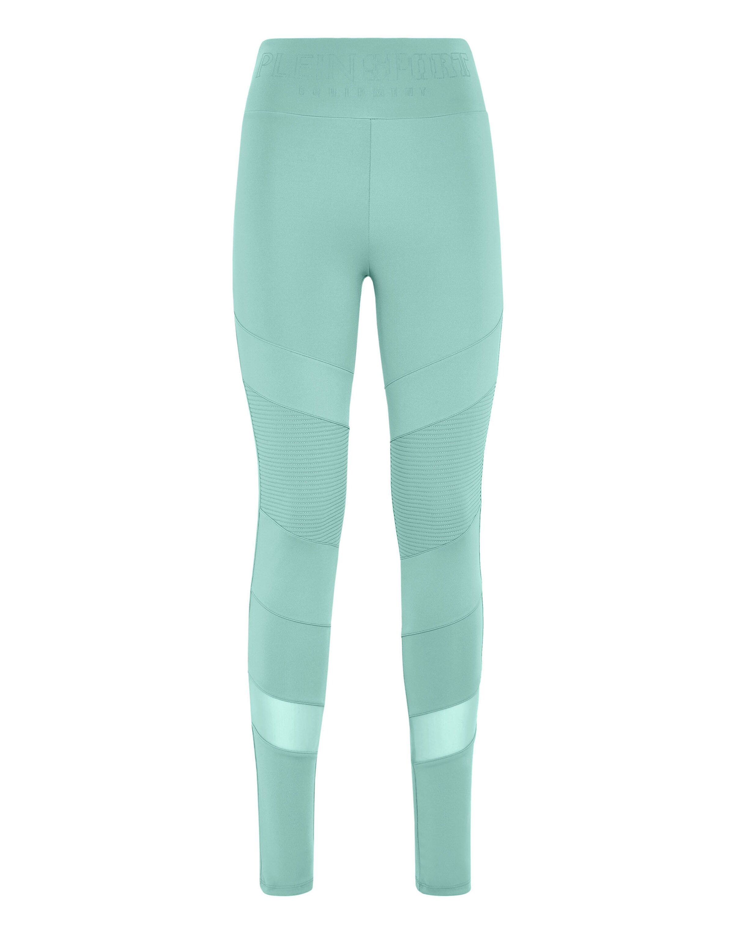Skinny Leggings 'Statement' di Plein Sport in verde: frontale