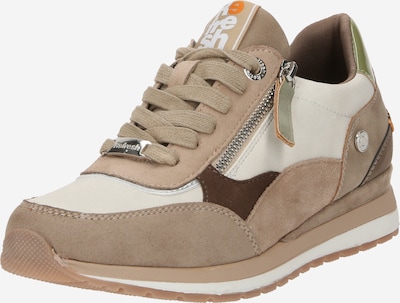 Sneaker bassa Refresh di colore beige chiaro / beige scuro / cioccolato / oliva, Visualizzazione prodotti