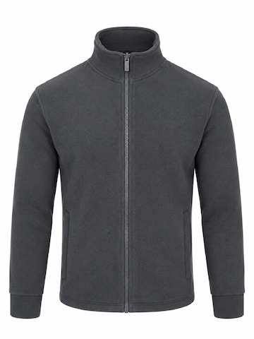Veste en polaire ØRN Workwear en gris : devant