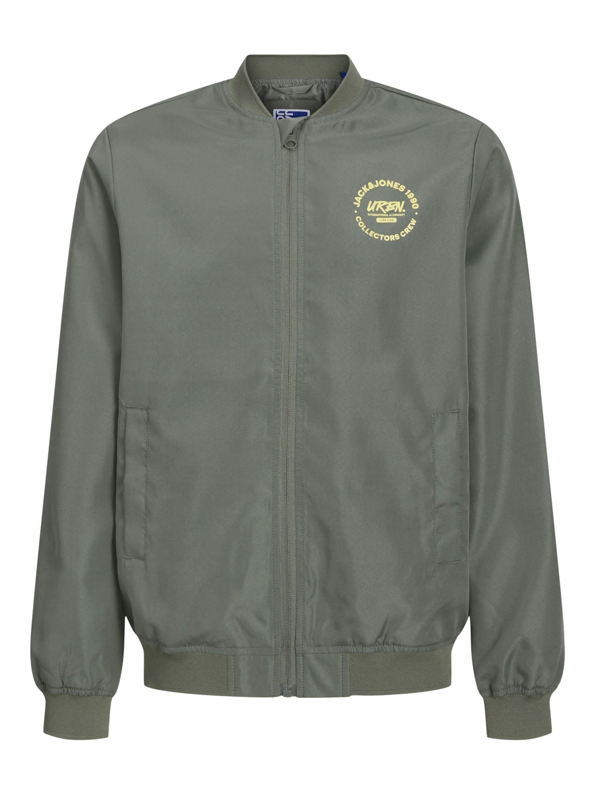 Jack & Jones Junior Tussenjas 'Zack' in Groen: voorkant