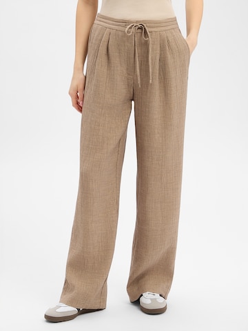 Regular Pantalon 'Rina' YAS en beige : devant
