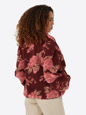 BRAVE SOUL Fleece jas in Rood
