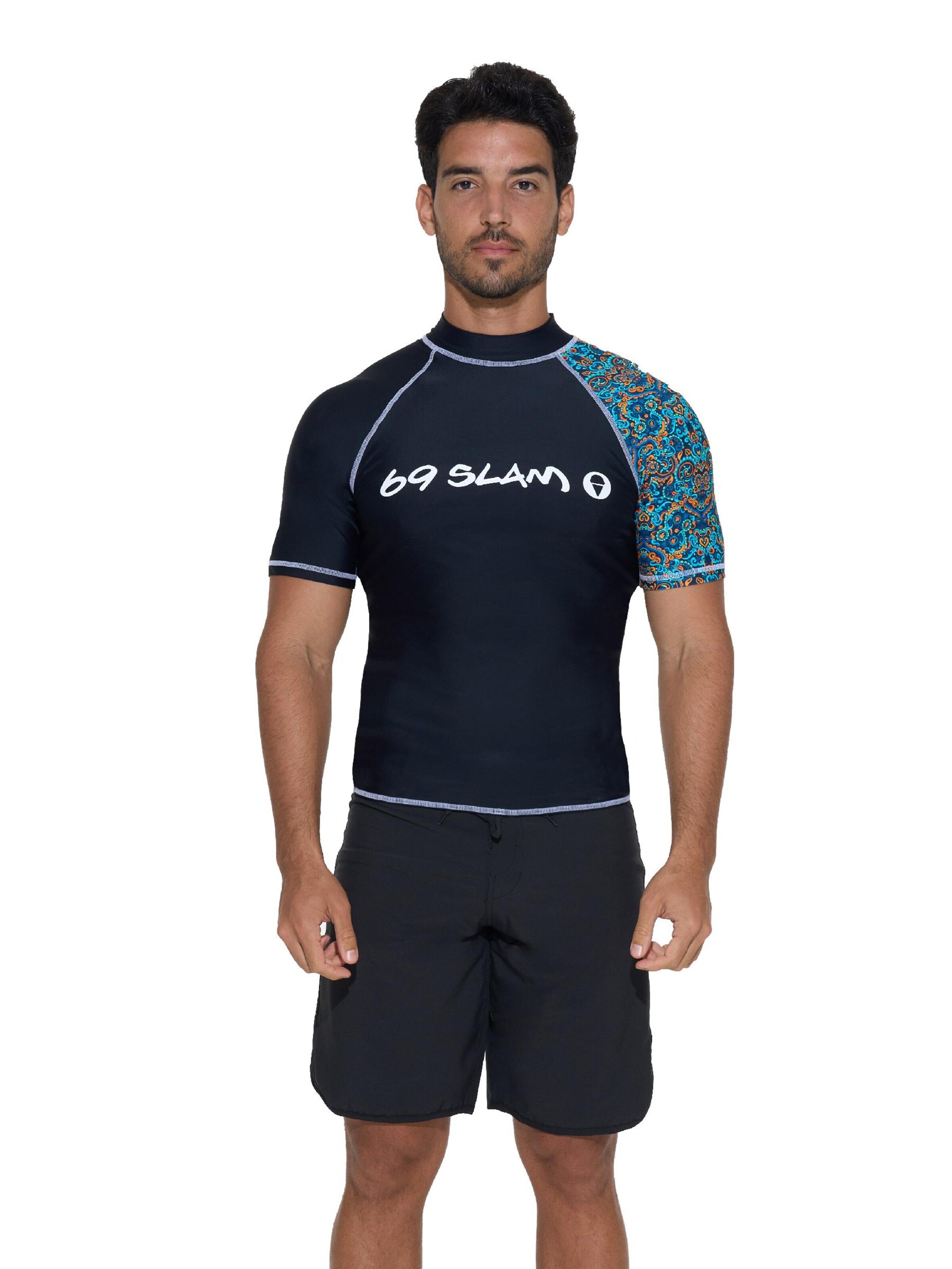69Slam - Camiseta funcional 'KOA UPF50 MEXICOLAMENT' en negro: frente