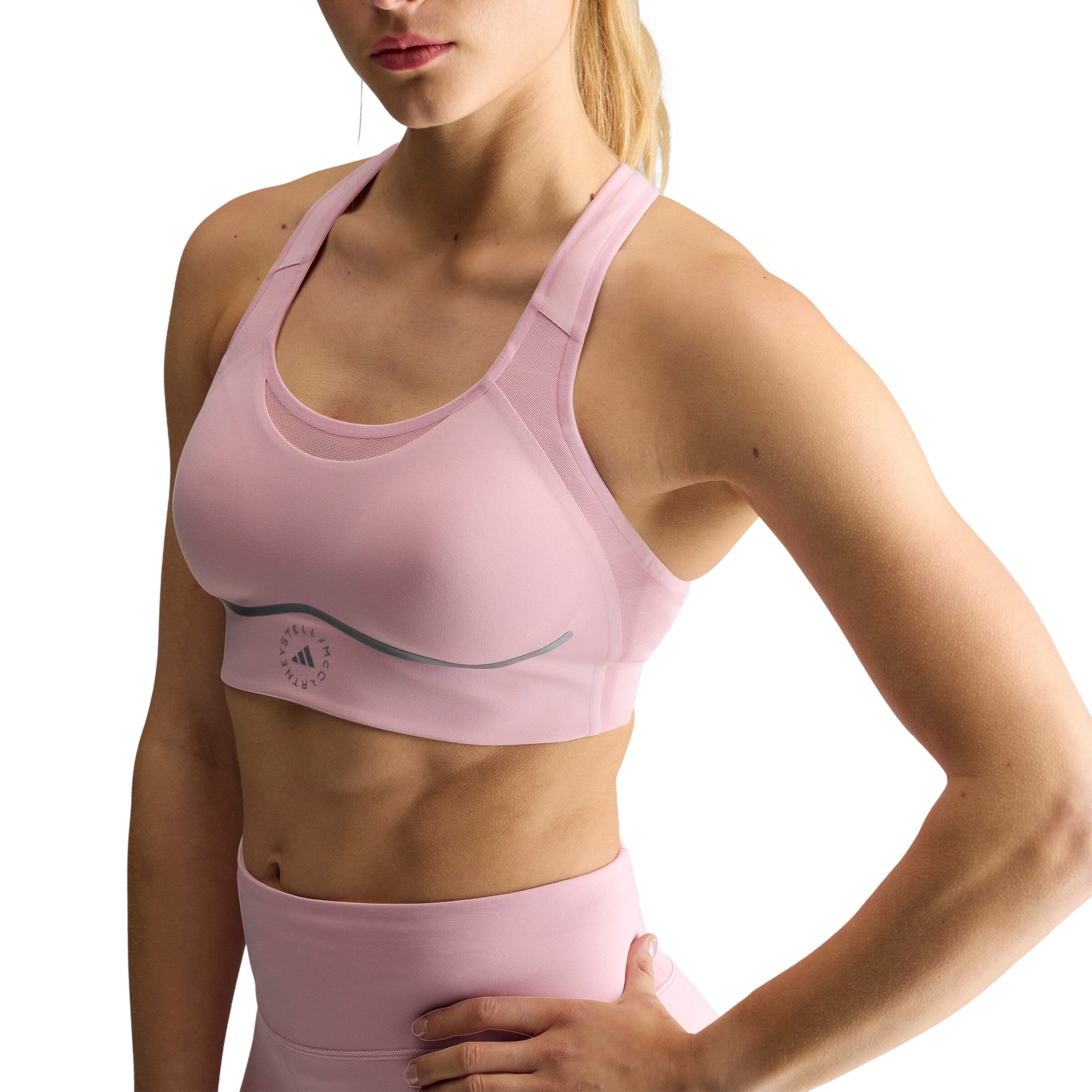 ADIDAS BY STELLA MCCARTNEY Bustier Sport-BH in Pink
