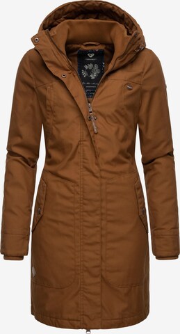 Ragwear Raincoat 'Jannisa' in Brown