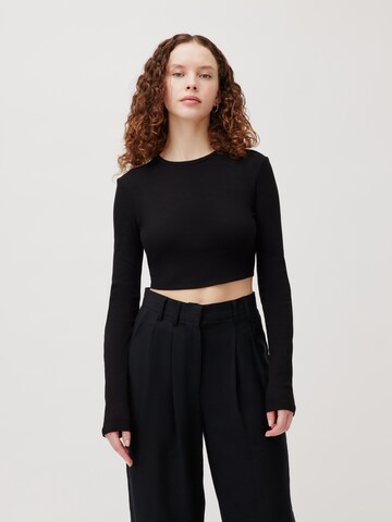 Tricou 'Norina' de la LeGer by Lena Gercke pe negru: față