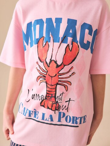 T-Shirt Next en rose