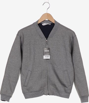 MANGO Sweatshirt & Zip-Up Hoodie in S in Grey: front