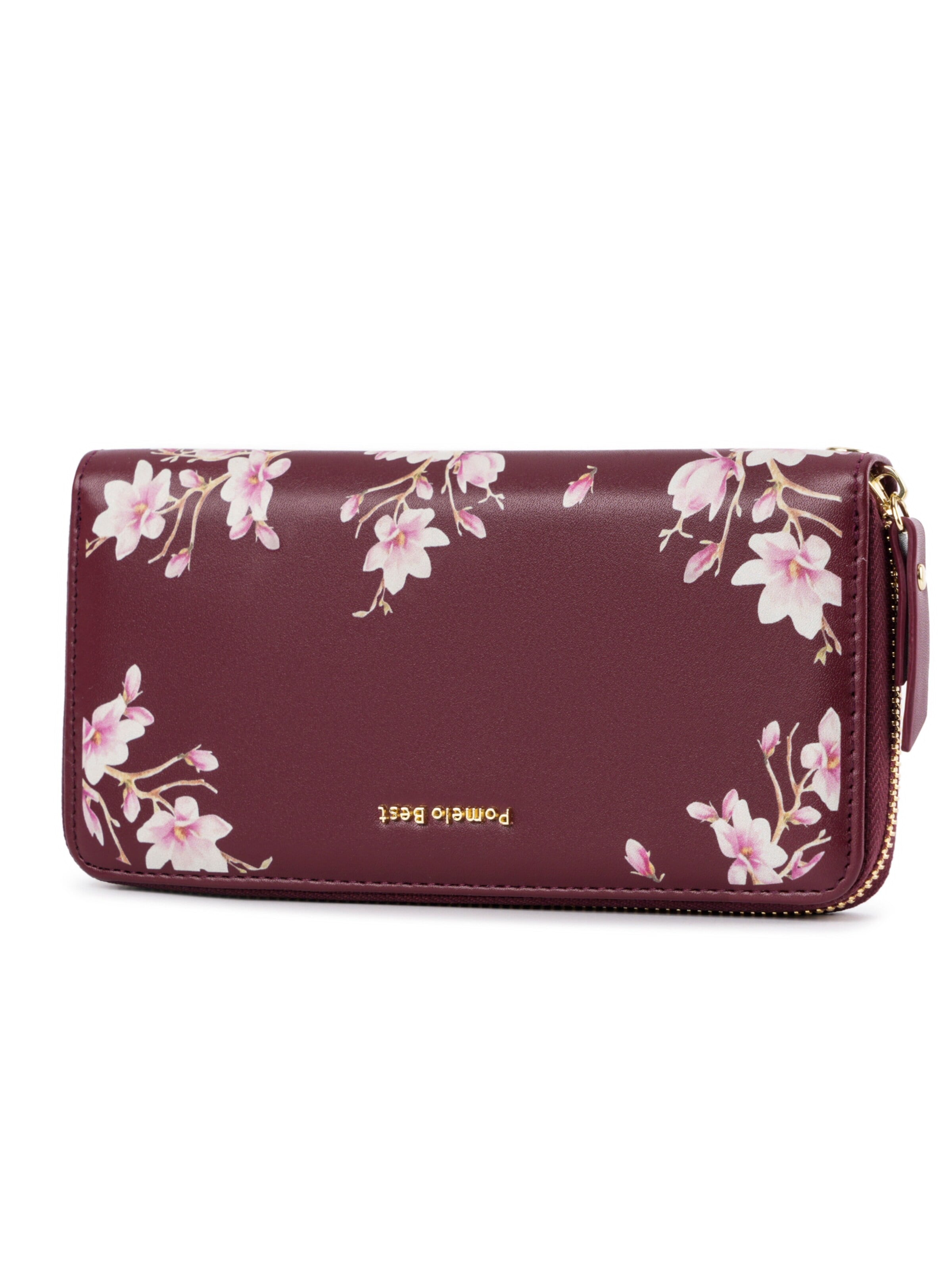 Portamonete 'Pomelo Best Portemonnaie Damen mit Blumenprint' di Pomelo Best in rosso