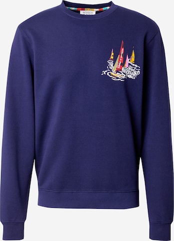 SCOTCH & SODA Sweatshirt in Blue: front